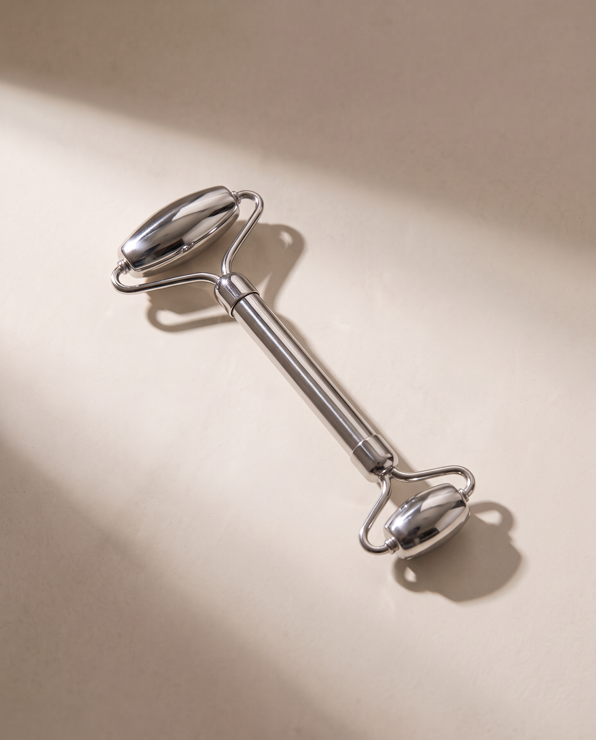 Rouleau double en acier inoxydable SCULVORA, un grand et un petit rouleau