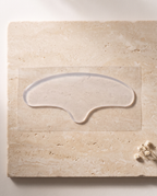 Patch Silicone front : une grande pièce transparente pour le front, avec sa pointe entre les sourcils